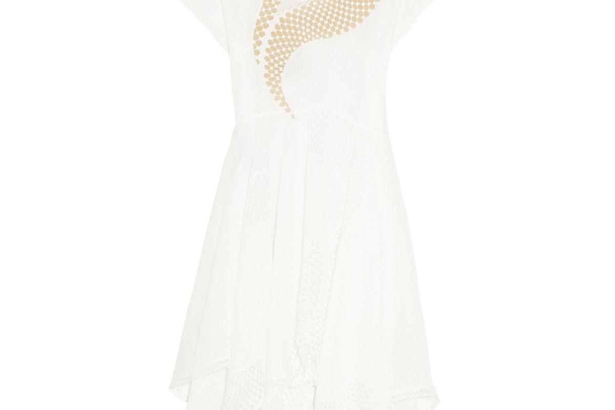 Clotilde Broderie Anglaise Cotton-Blend and Tulle Dress