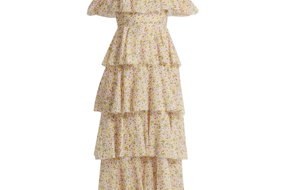 Floral-Print Cotton-Voile Dress