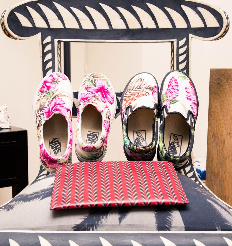 vans fleur hawaienne