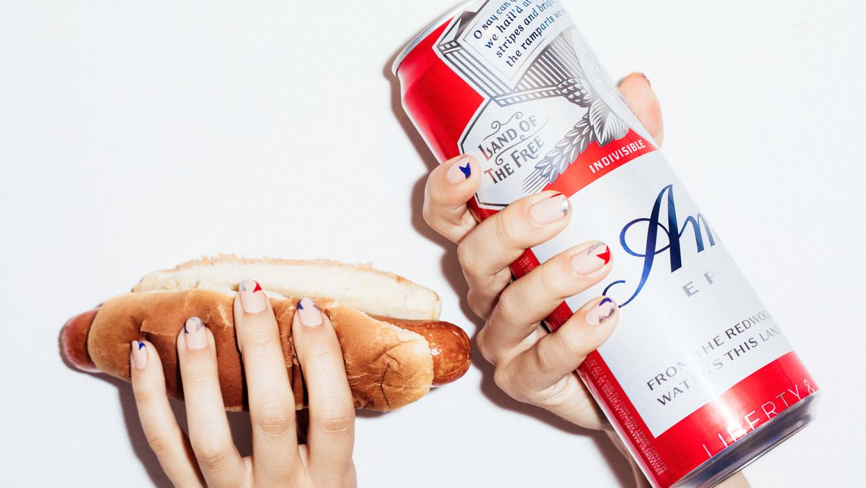 A Fourth-of-July Nail Art Design That’s Actually Chic