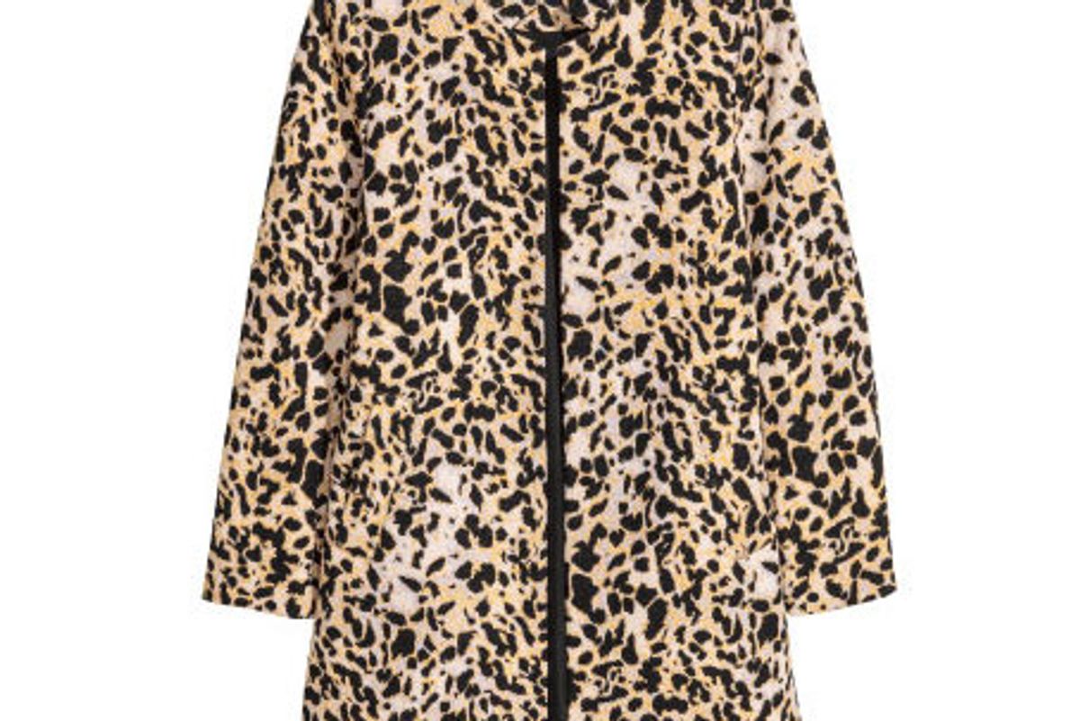 Short Coat Leopard Print
