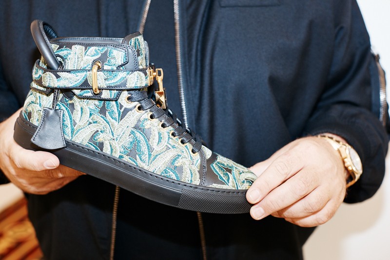 Boots Buscemi Shoes Buscemi Website Buscemi Black/Green 100MM Palm