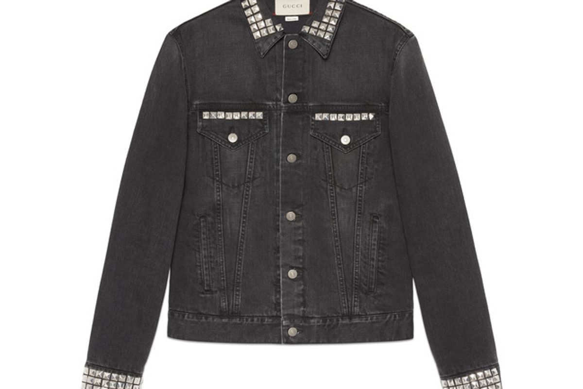 Denim Jacket with Embroideries