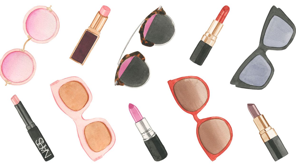 How to Match Your Sunglasses to Your Lipstick