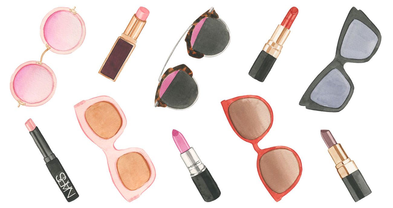How to Match Your Sunglasses to Your Lipstick