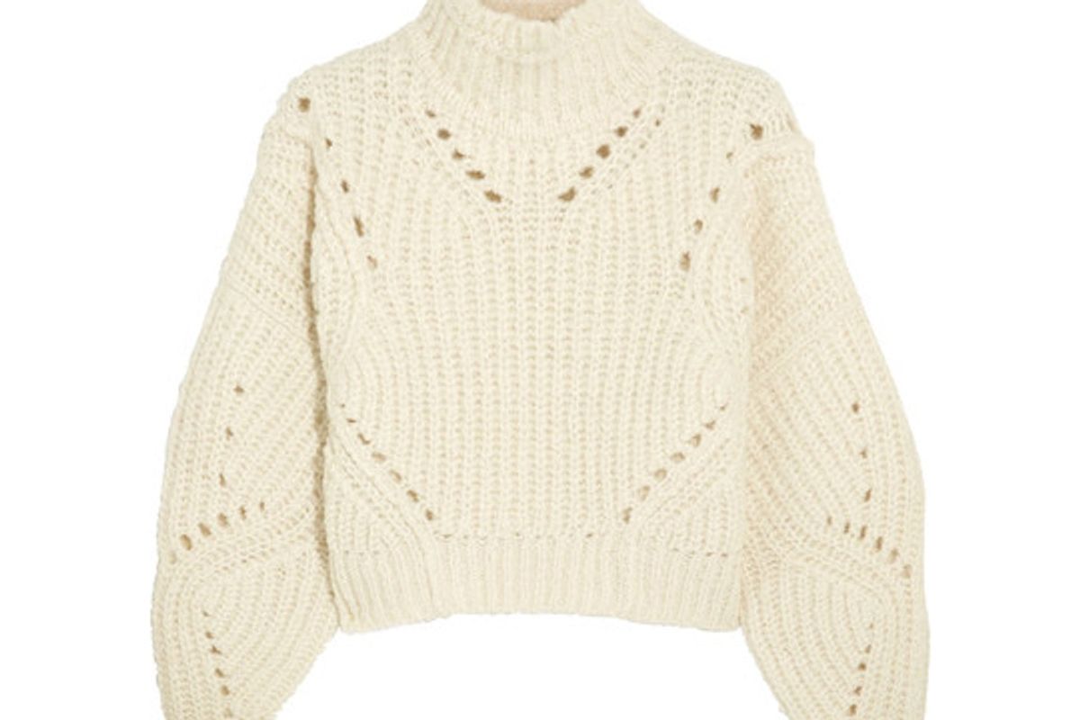 Farren Cropped Ribbed Wool-blend Turtleneck Sweater