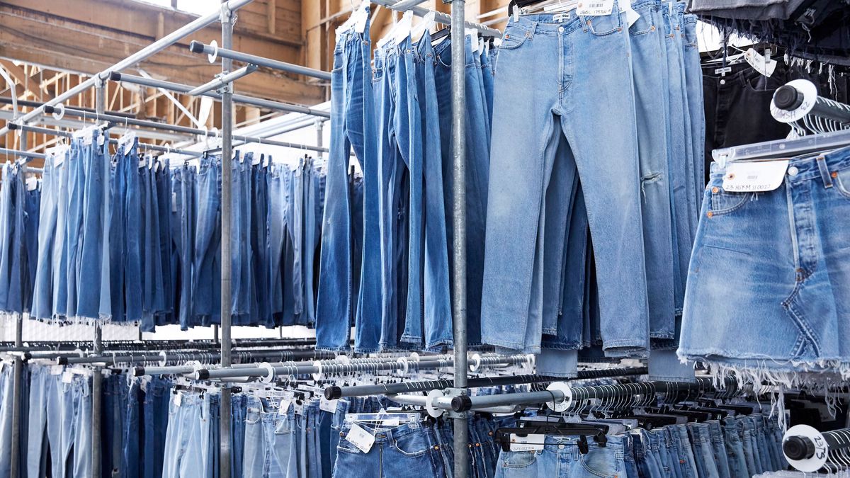 A Look Inside RE/DONE’s Denim Warehouse