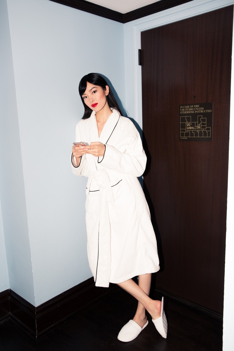 Model Fei Fei Sun Getting Ready for the 2017 Met Gala - Coveteur