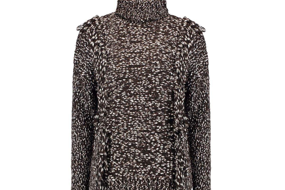 Fernanda cotton and wool-blend turtleneck sweater