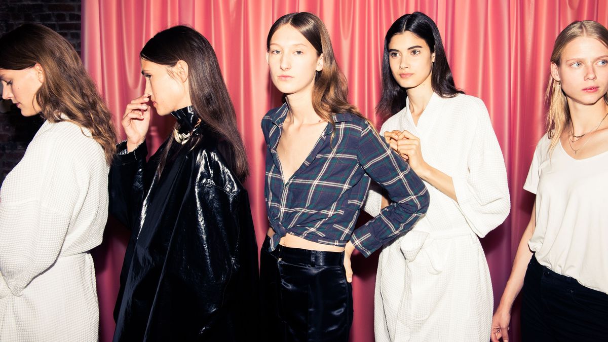 Backstage at the Ellery Spring 2017 Show