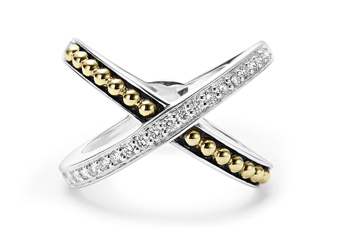 Infinity Diamond X Ring