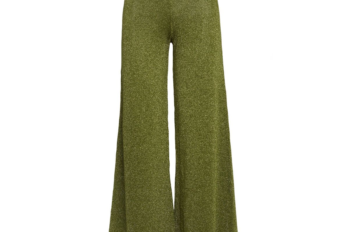 Sofia Metallic Knit Trouser