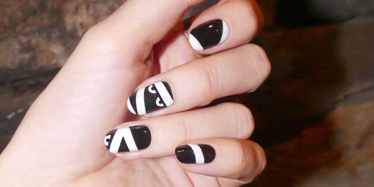 An Easy Step-by-Step Halloween Nail Art Tutorial - Coveteur: Inside  Closets, Fashion, Beauty, Health, and Travel