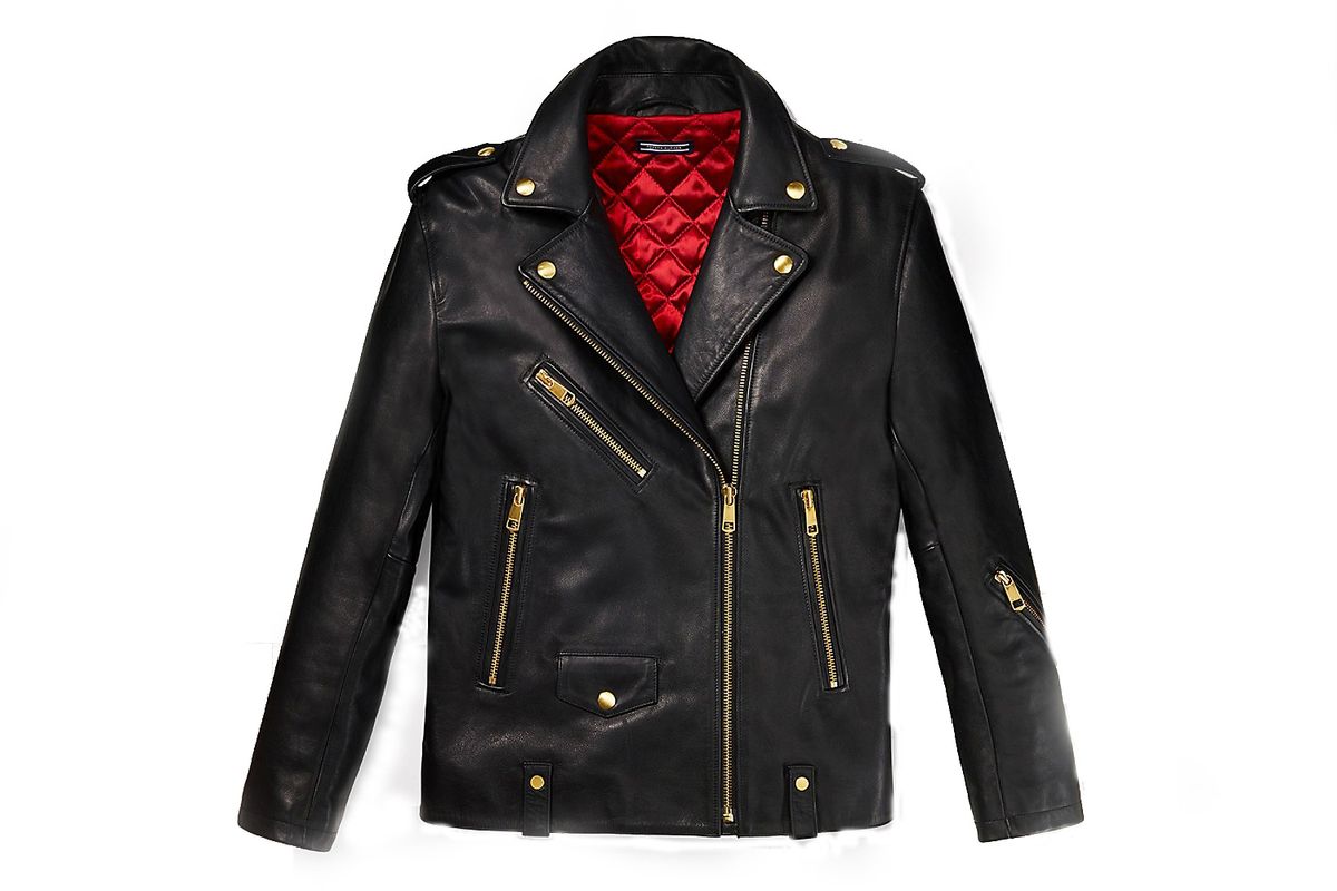 Leather Biker Jacket Gigi Hadid