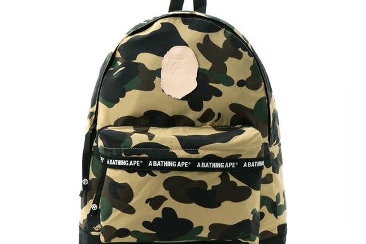 1st Camo Daypack Backpack Bag Bape