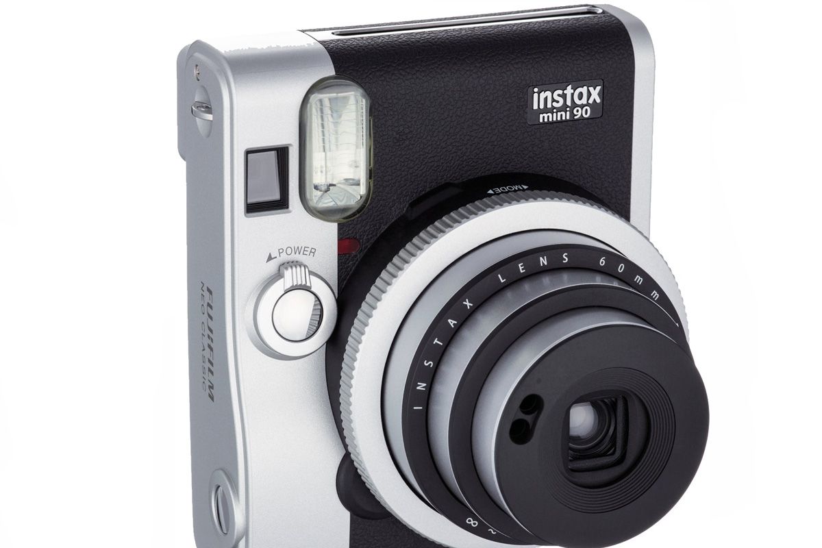 Instax Mini 90 Neo Classic Instant Camera with 10 Exposure Film, Black