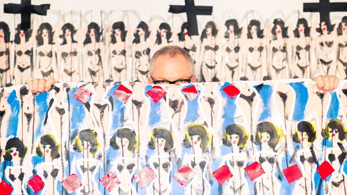 Donald Robertson Paints Everyone Taller and Impossibly Chic... It’s a Winning Formula