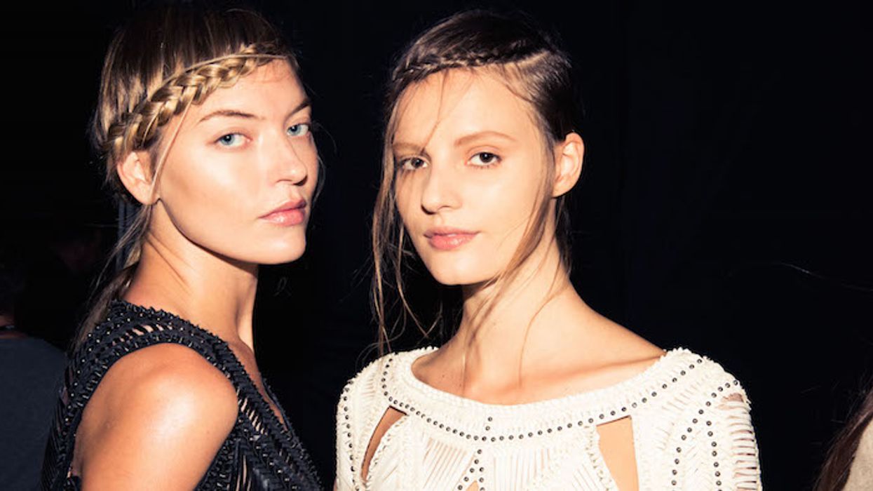 How to Braid Your Hair like the Models at Hervé Léger