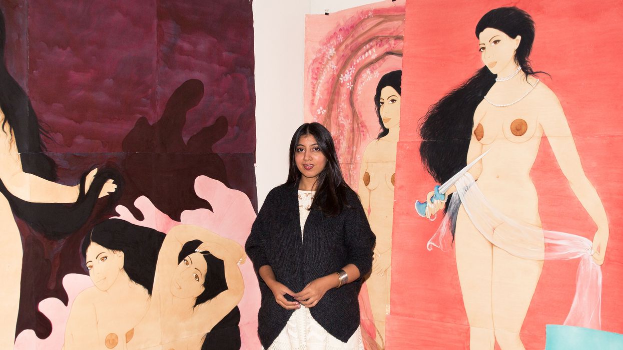 The Pakistani Artist Making Gorgeous Female-Centric Paintings in Brooklyn