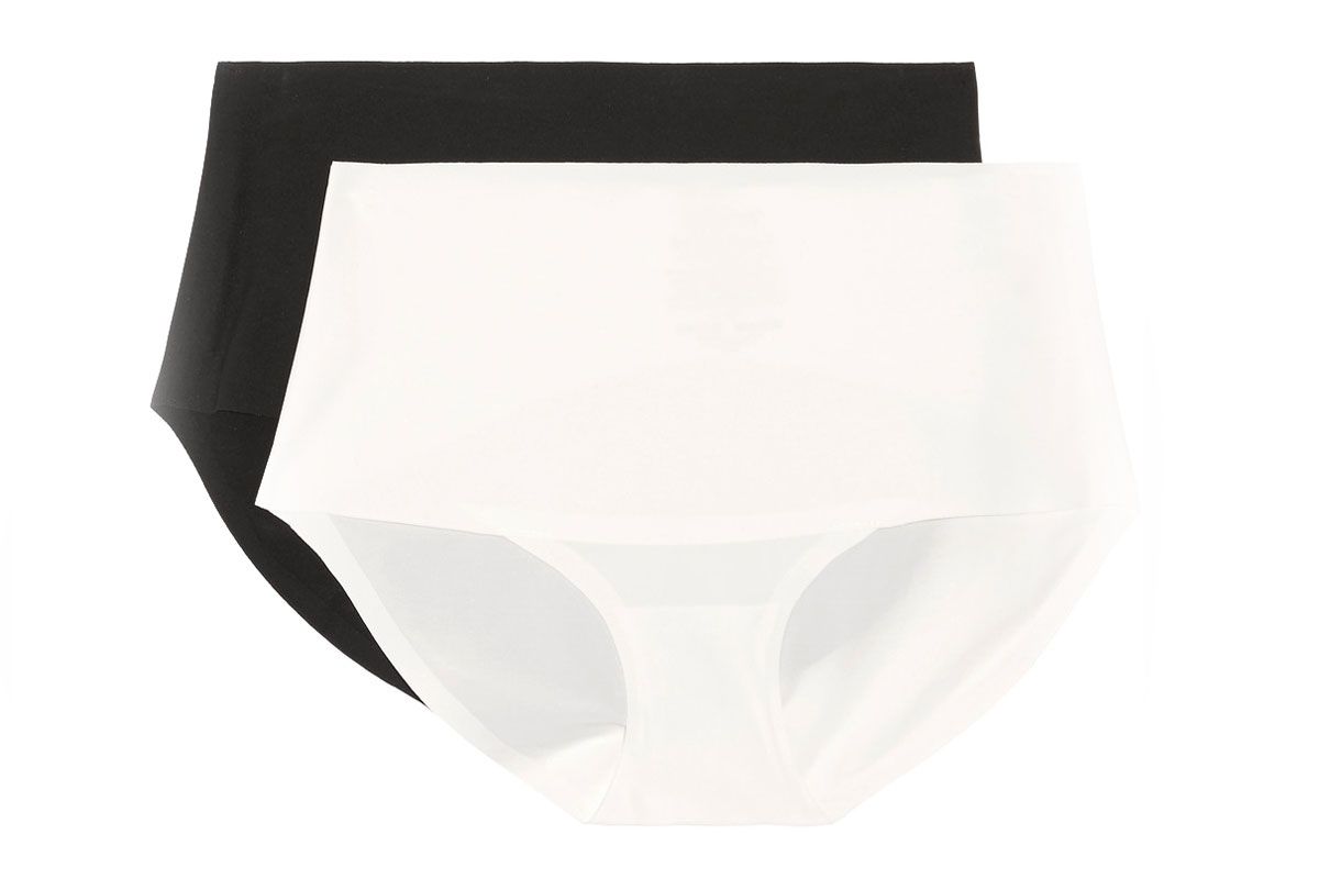 Undie-Tectable Set of Two Stretch-Jersey Briefs