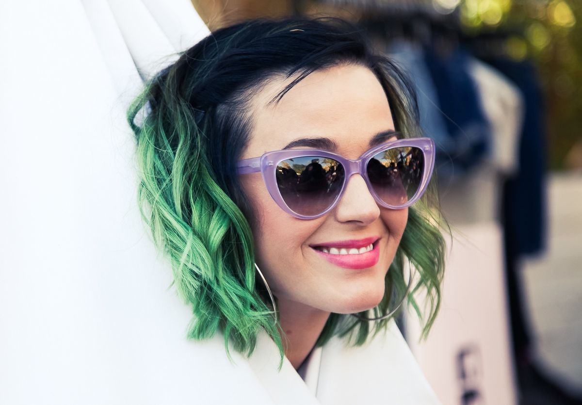 Katy Perry (& her hair) do Coachella