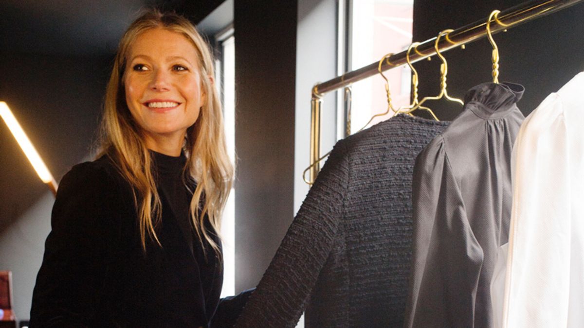 Gwyneth Paltrow Approves of Wearing Pajamas to the Grocery Store