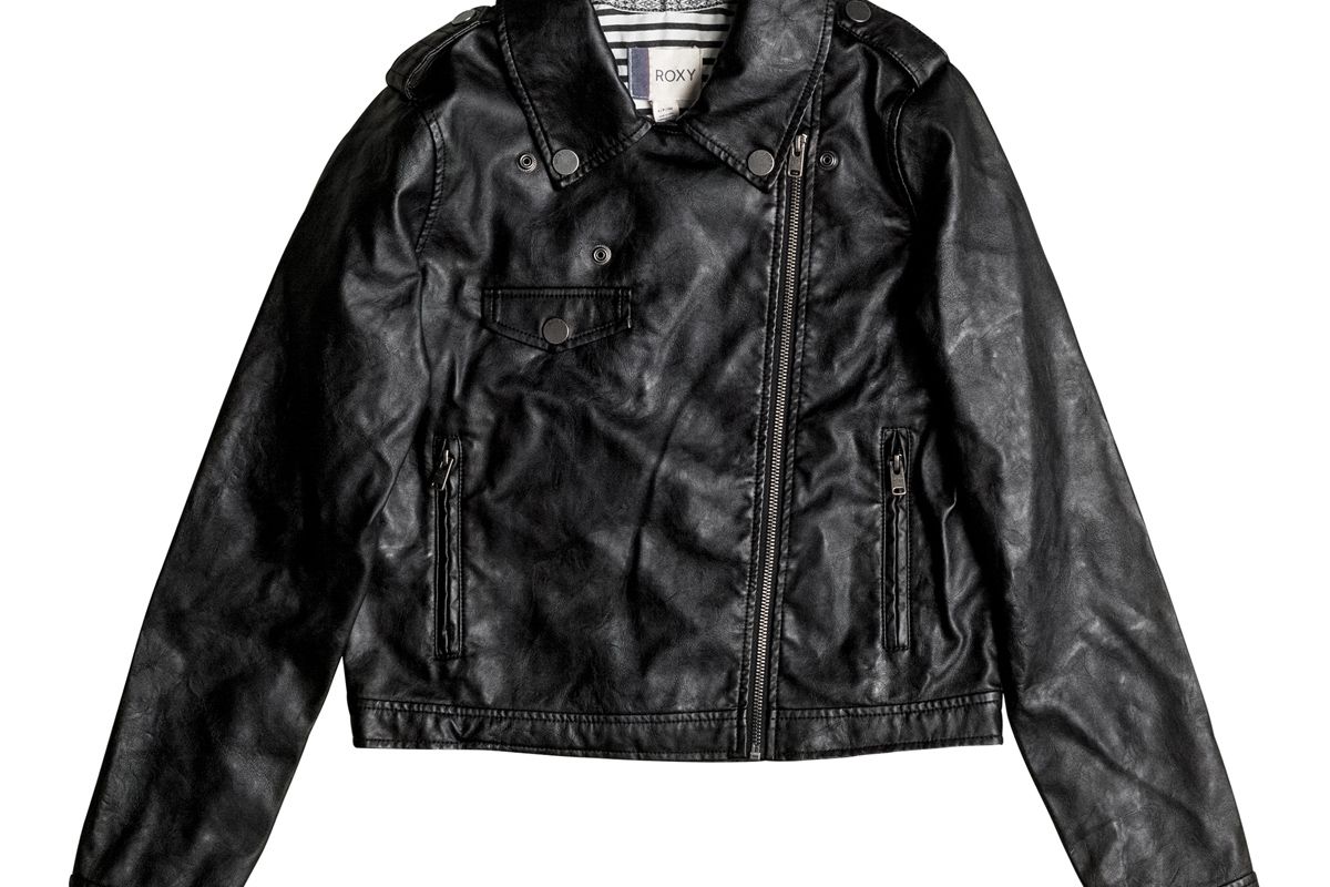 Midnight Ride Faux Leather Biker Jacket