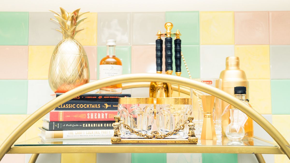 How to Really Style & Stock a Bar Cart