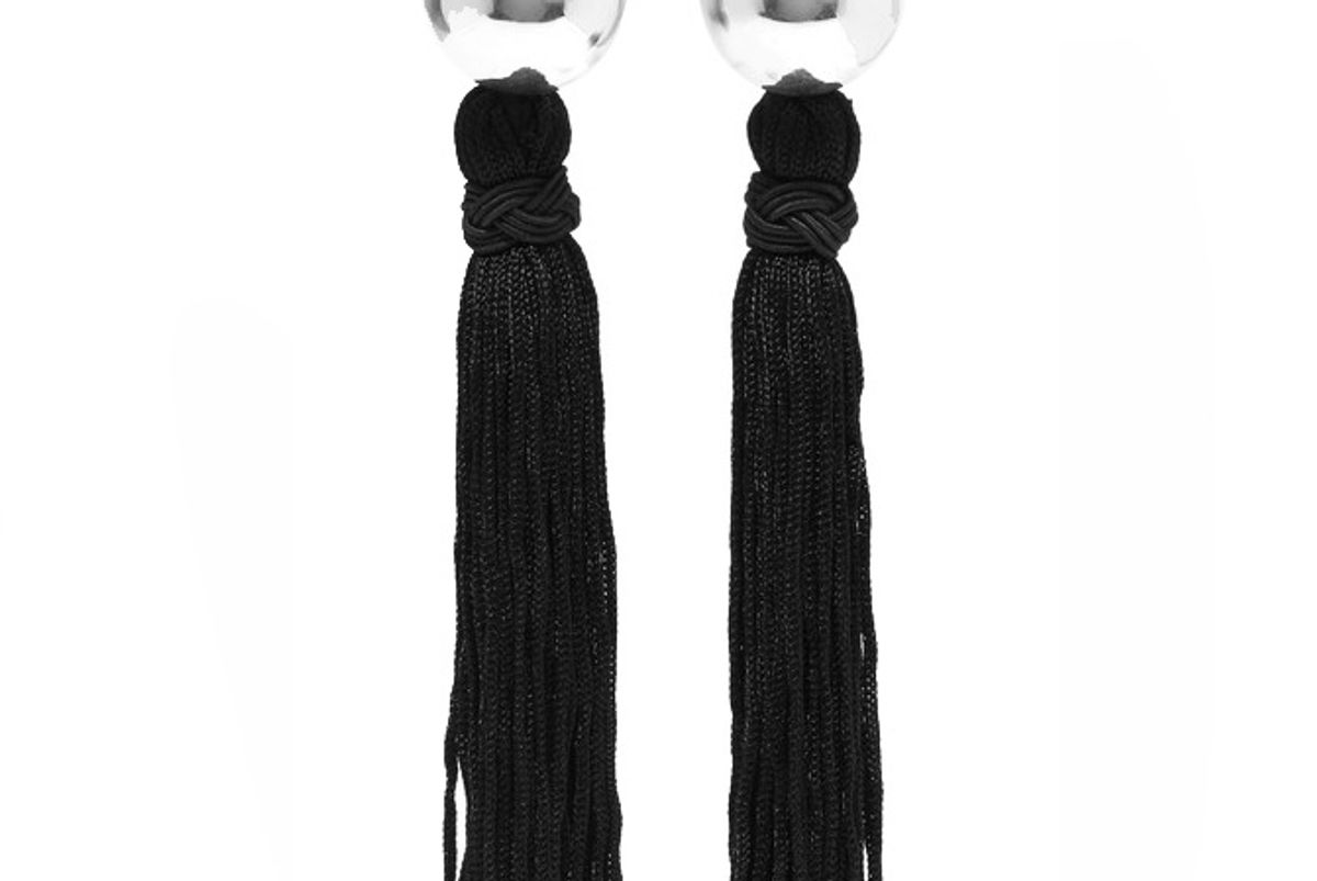 Vanderbilt Tasseled Silver Earrings