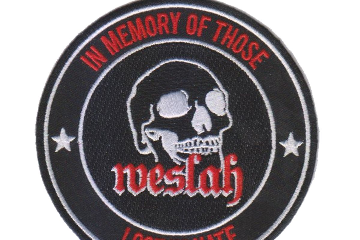 Unisex Embroidered “Weslah” Sew-On Patch