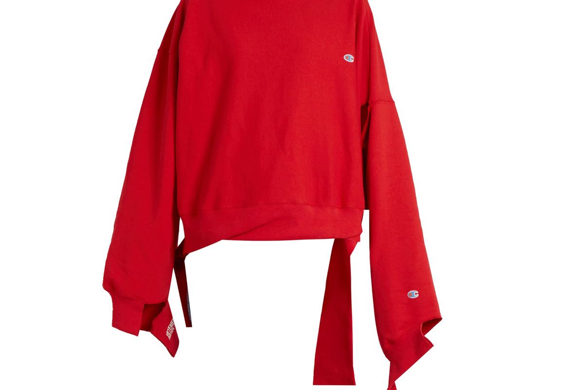 X Champion Oversized Cotton-Blend Sweatshirt