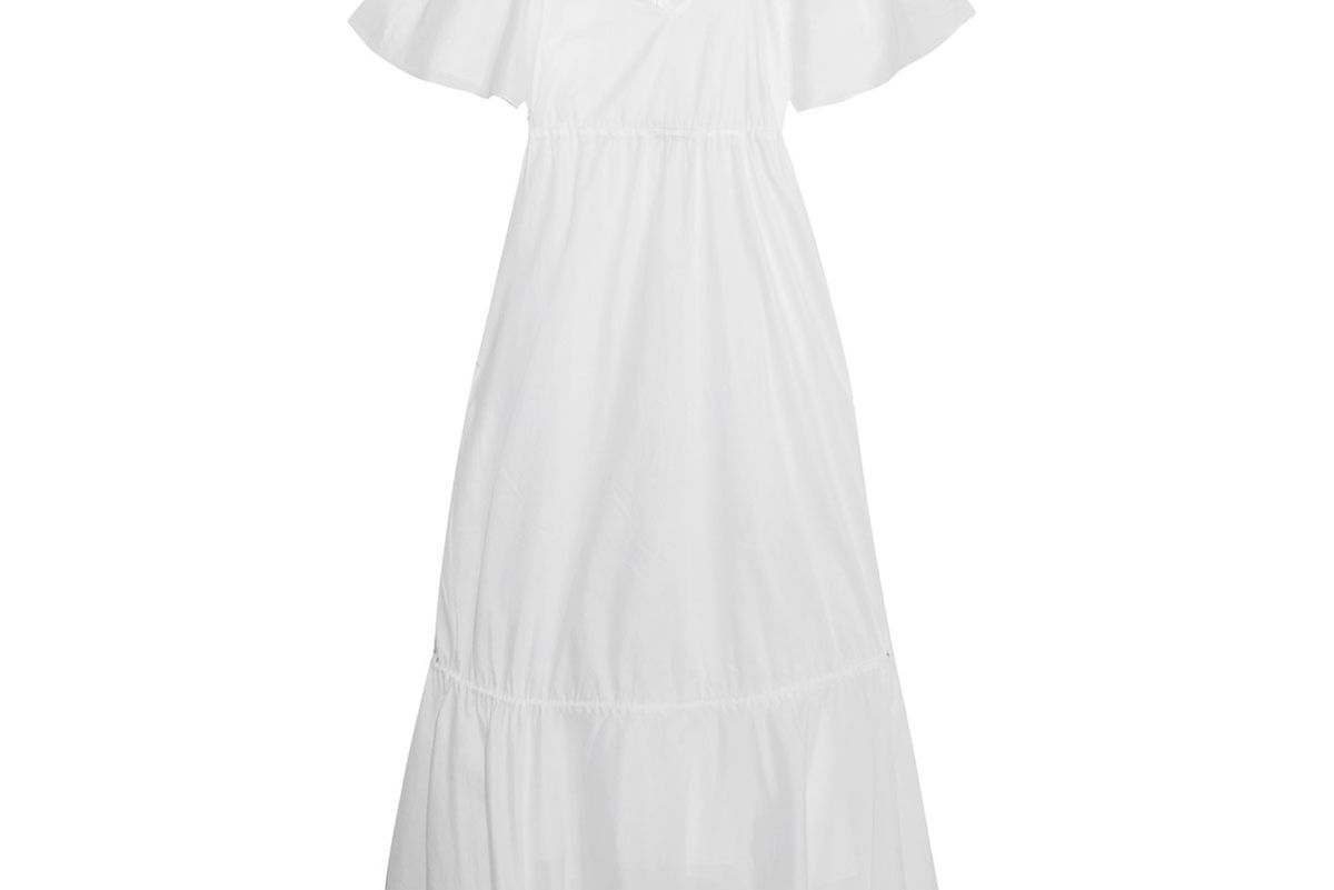 Betsy Tiered Cotton-Voile Maxi Dress