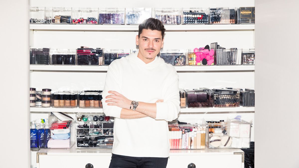 Mario Dedivanovic’s Huge Beauty Closet Is Practically a Sephora