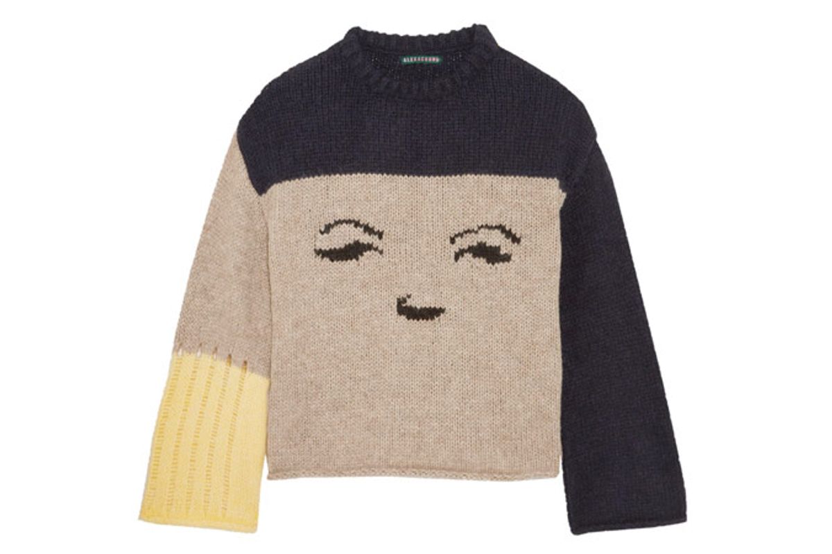 Intarsia Knitted Sweater