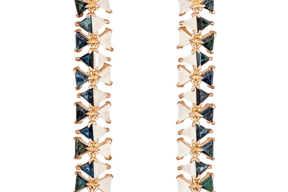 Mosaic Long-Drop Earrings