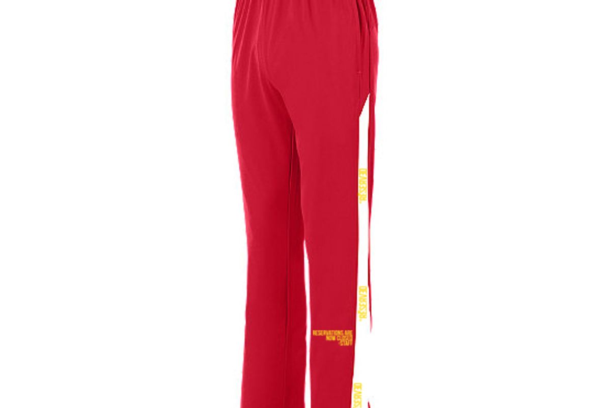 Reservations Staff Red Track Pant
