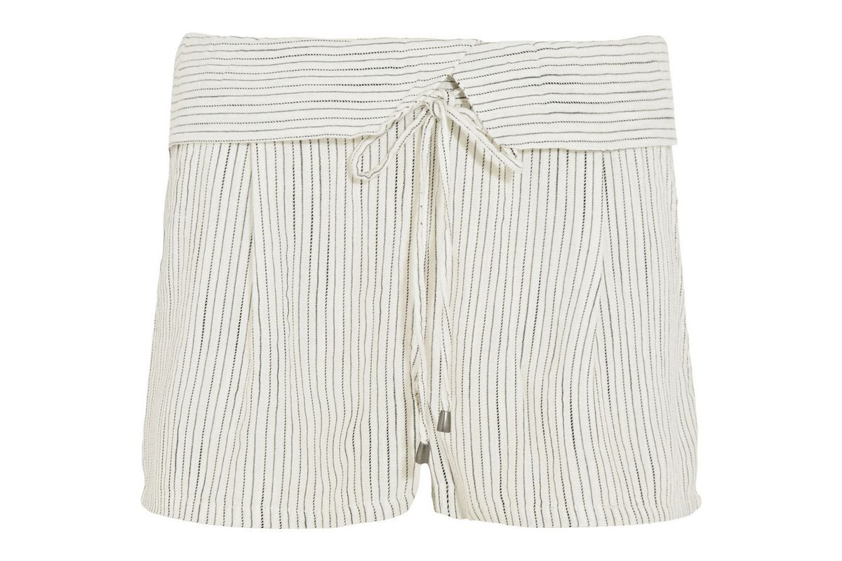 Marina striped woven shorts