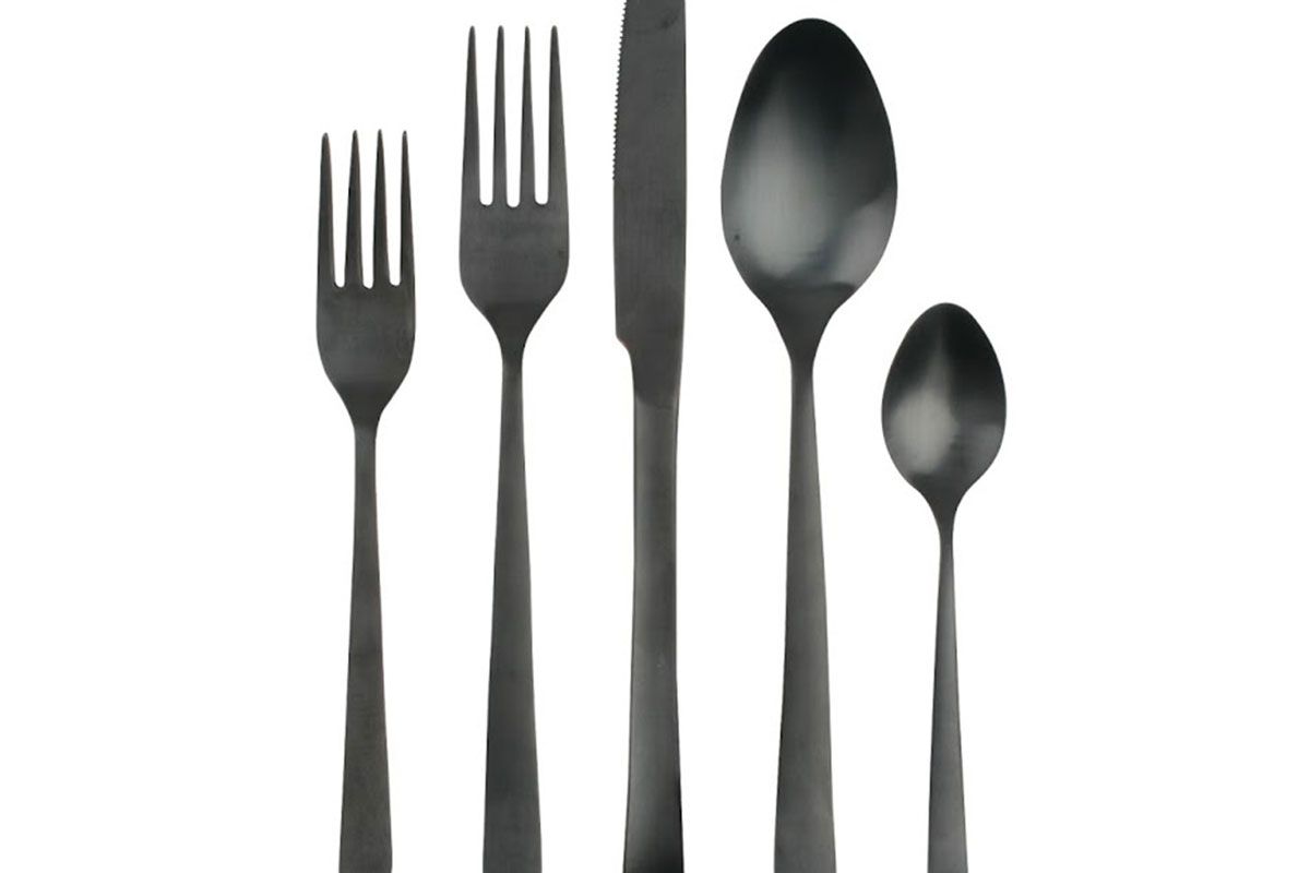 Oslo Matte Black Cutlery