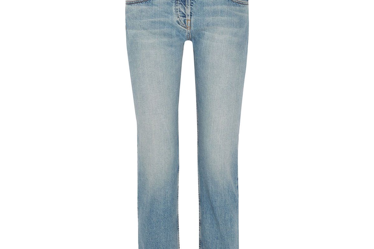 Ashland Cropped Mid-Rise Straight-Leg Jeans