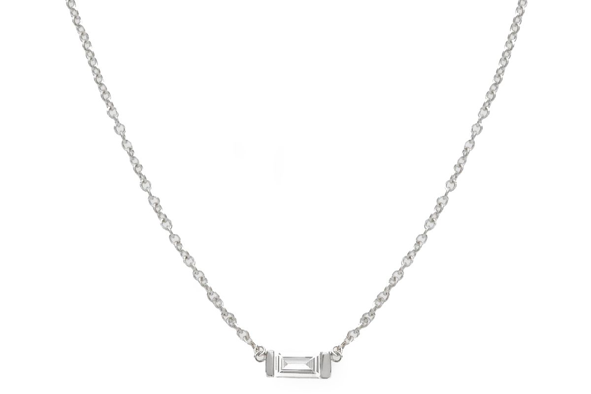 Baguette Diamond Necklace