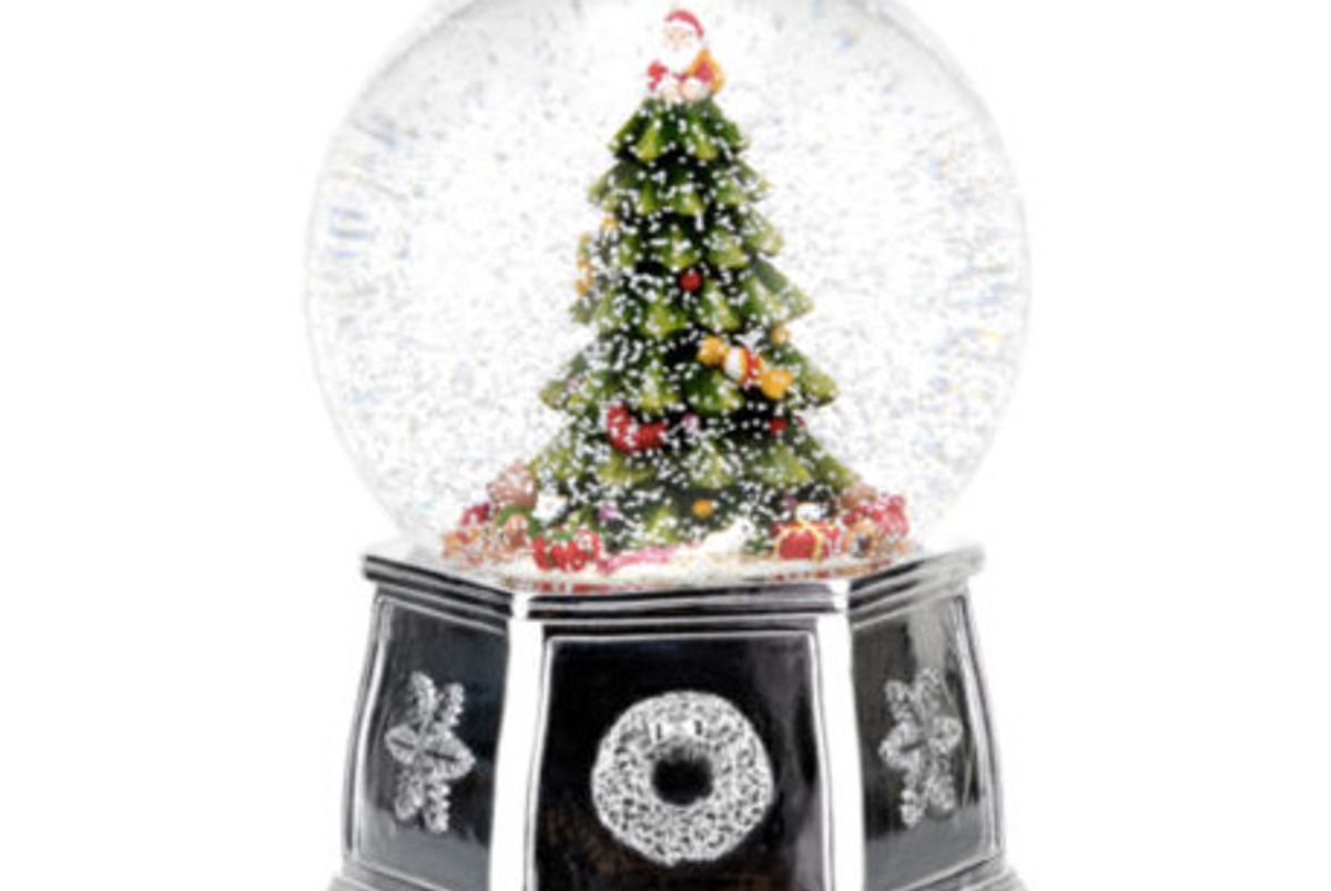 Snow Globe Tree "Wishing You A Merry Christmas"