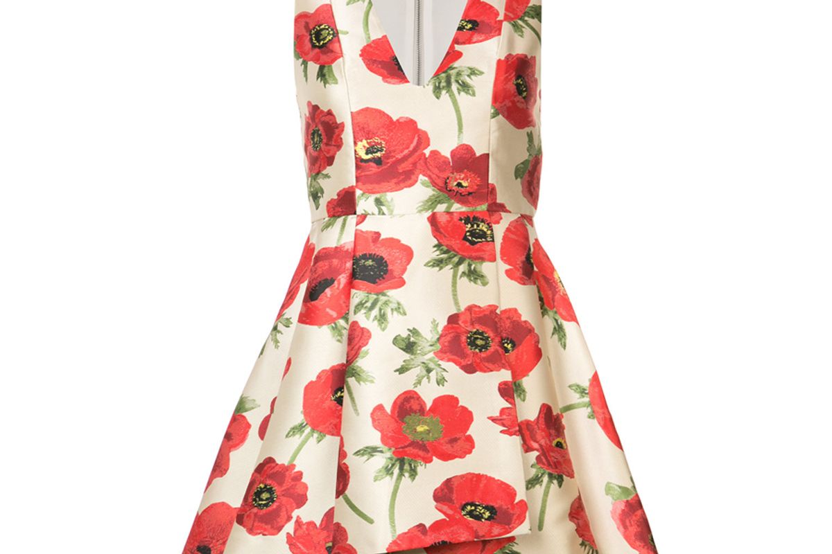 Falling Poppy Dress