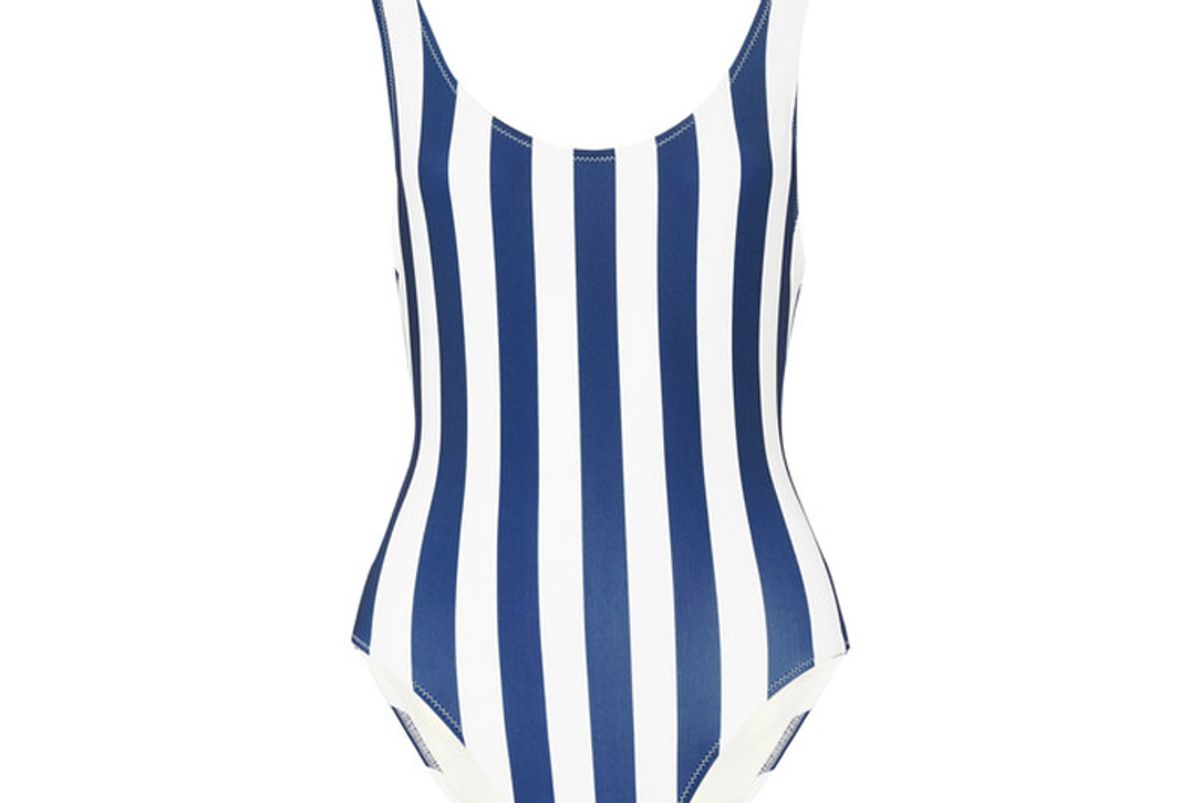 The Anne-Marie Striped Swimsuit
