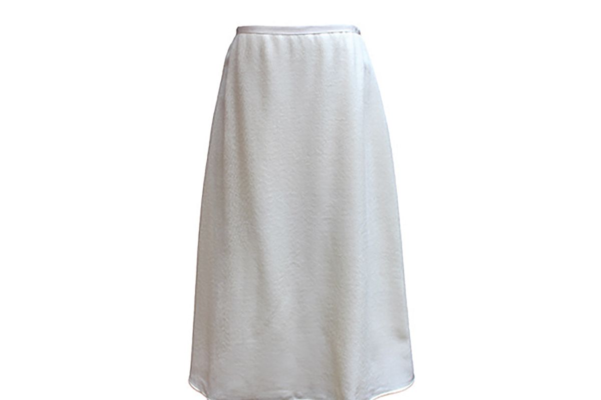 Midi a-line skirt