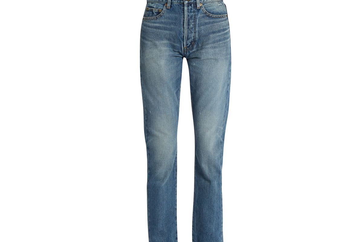 90s high-rise straight-leg jeans