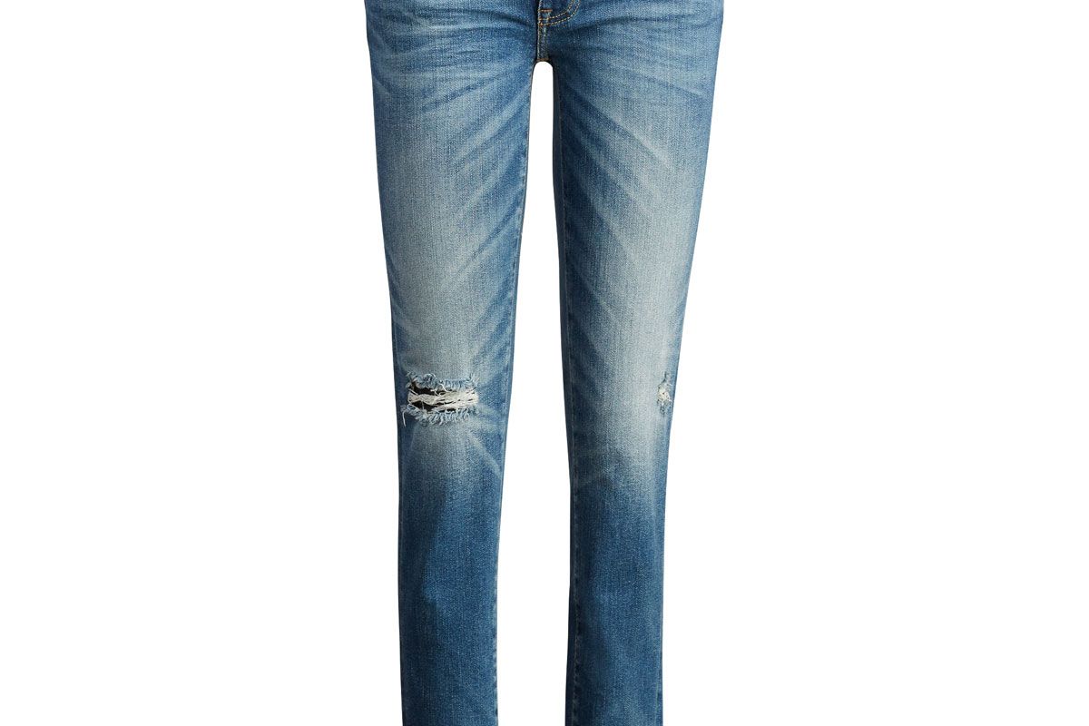Tompkins Frayed Skinny Jean