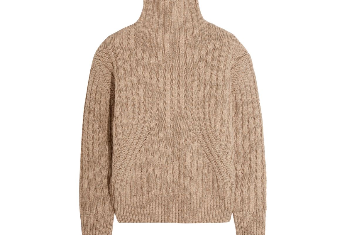 Verbier ribbed wool-blend turtleneck sweater