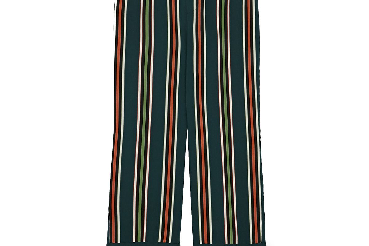 Striped Pyjama Style Trousers