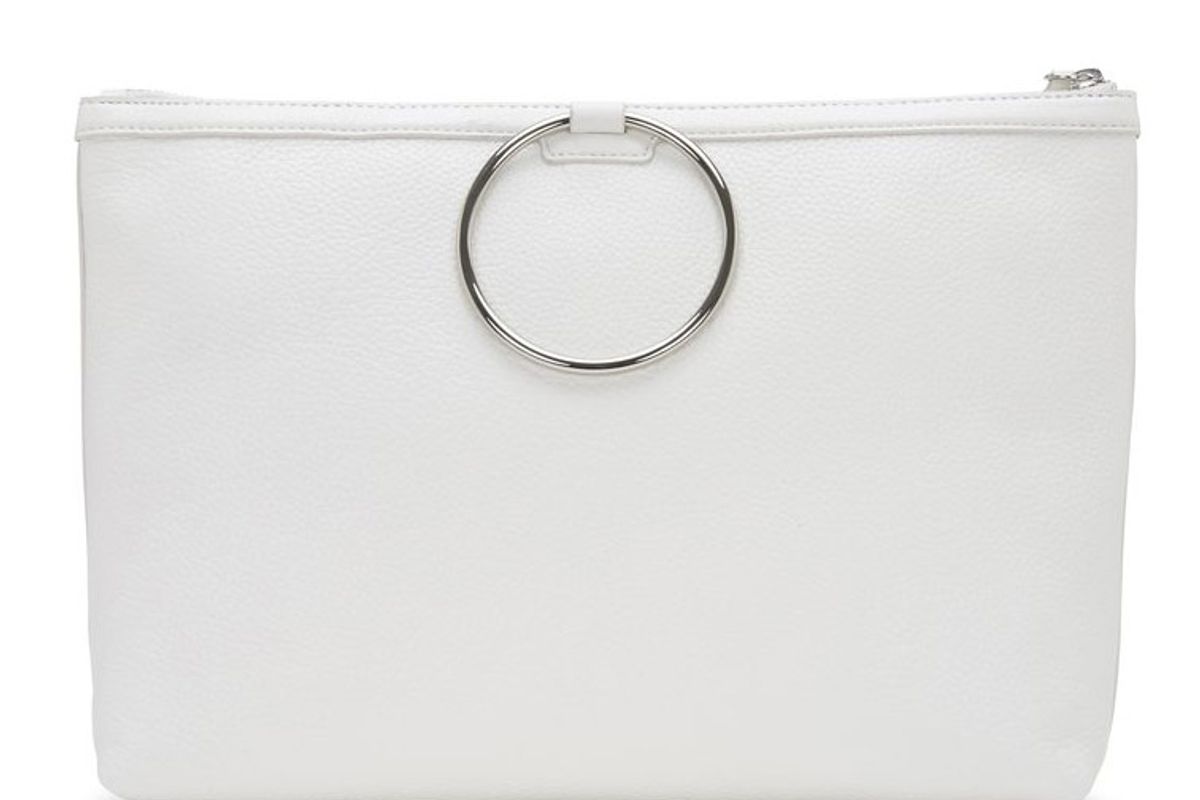 Off White Large Ring Pouch