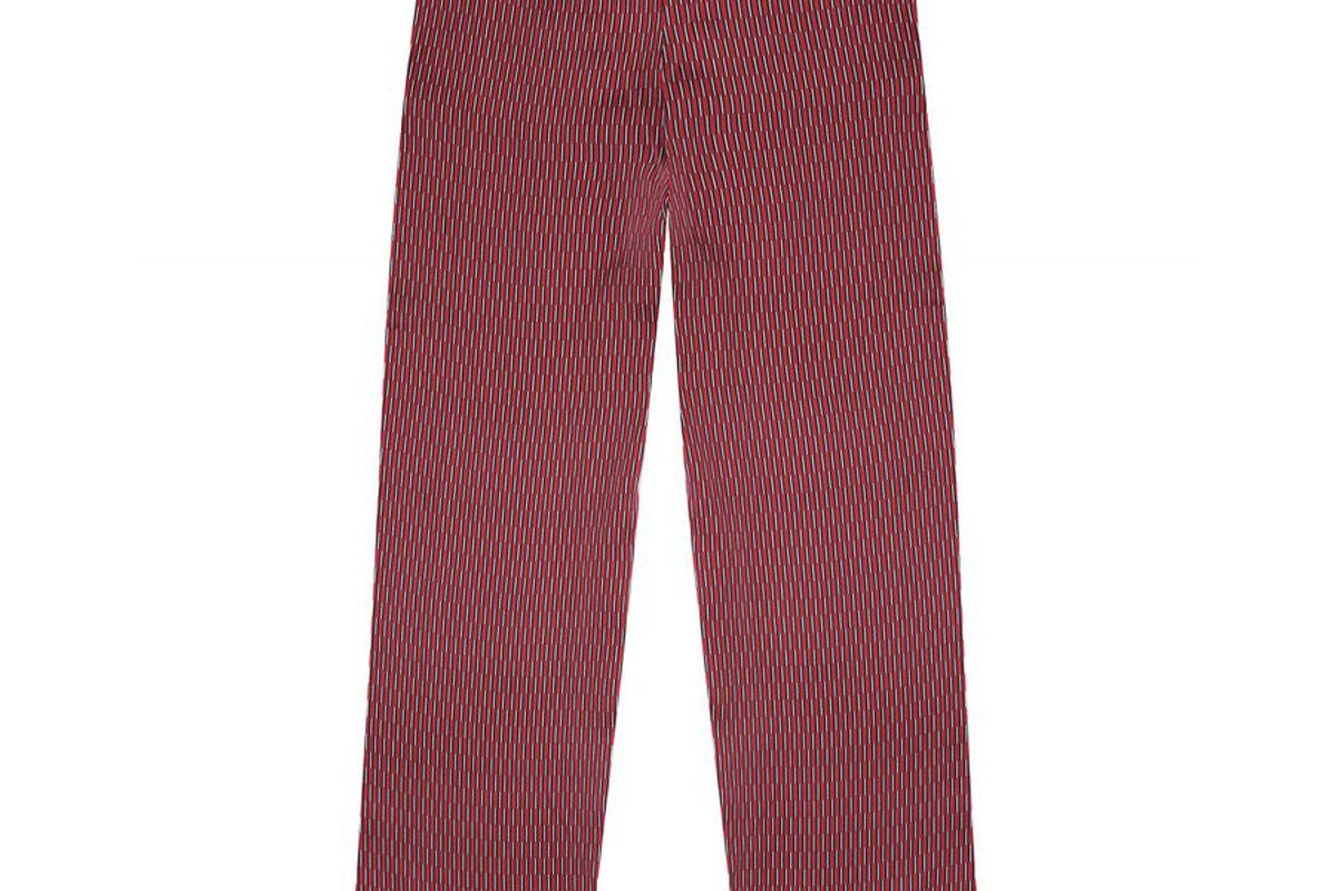 Ochre Matchstick Silk Pyjama Bottom